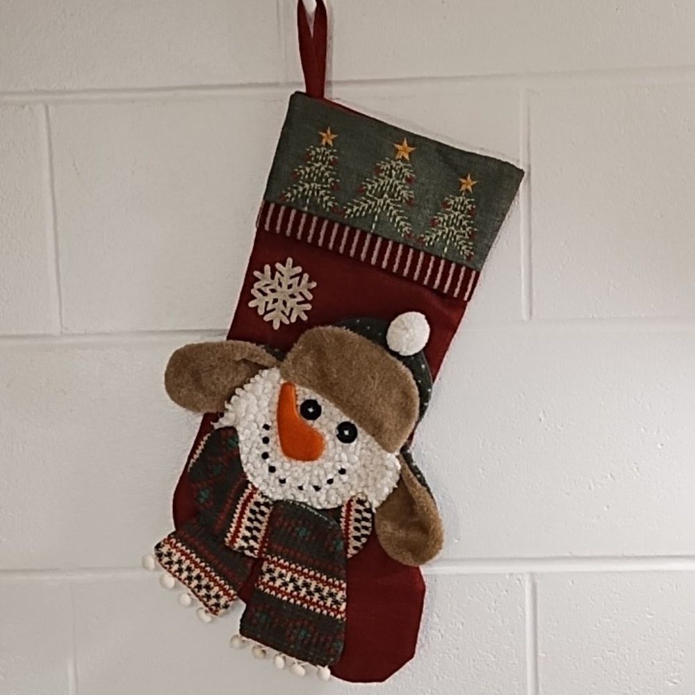 Snowman Christmas Stocking